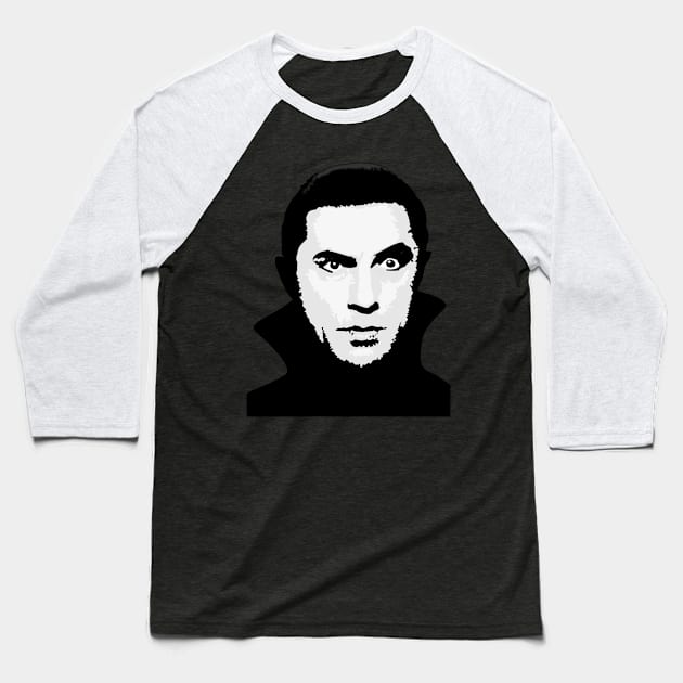 Bela Lugosi Baseball T-Shirt by PCB1981